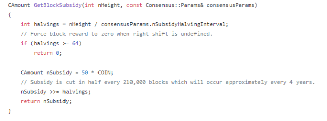 Piece of code from Bitcoin's validation.cpp